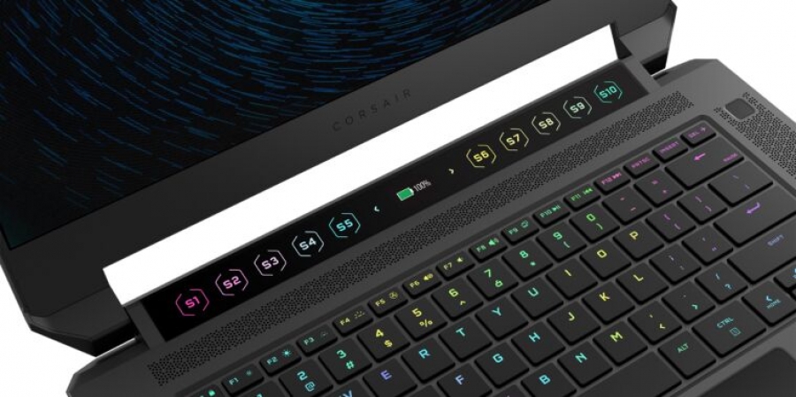 MacBook Touch Bar-model keys mark Corsair’s first laptop