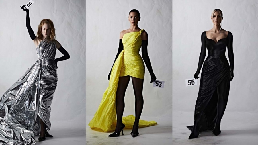 Paris Couture Week: Kim Kardashian, Nicole Kidman and Dua Lipa Model in Balenciaga Inform