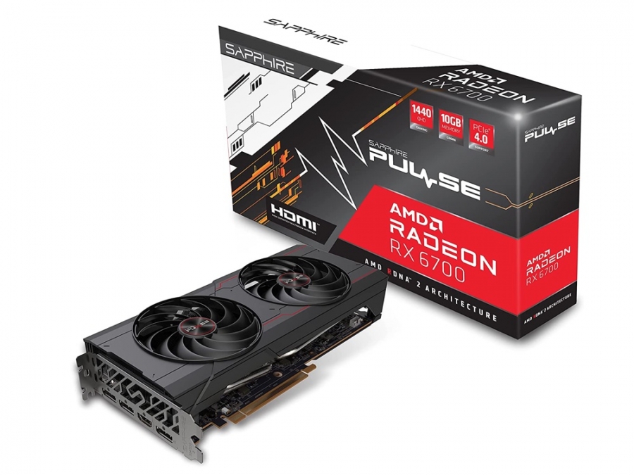 Sapphire Pulse Radeon RX 6700 with 10GB GDDR6 VRAM drops below US$300 in latest GPU sale
